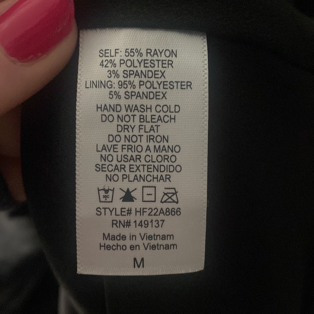 SOLD!! Black Open Back Midi Dress - Picture 5 of 5